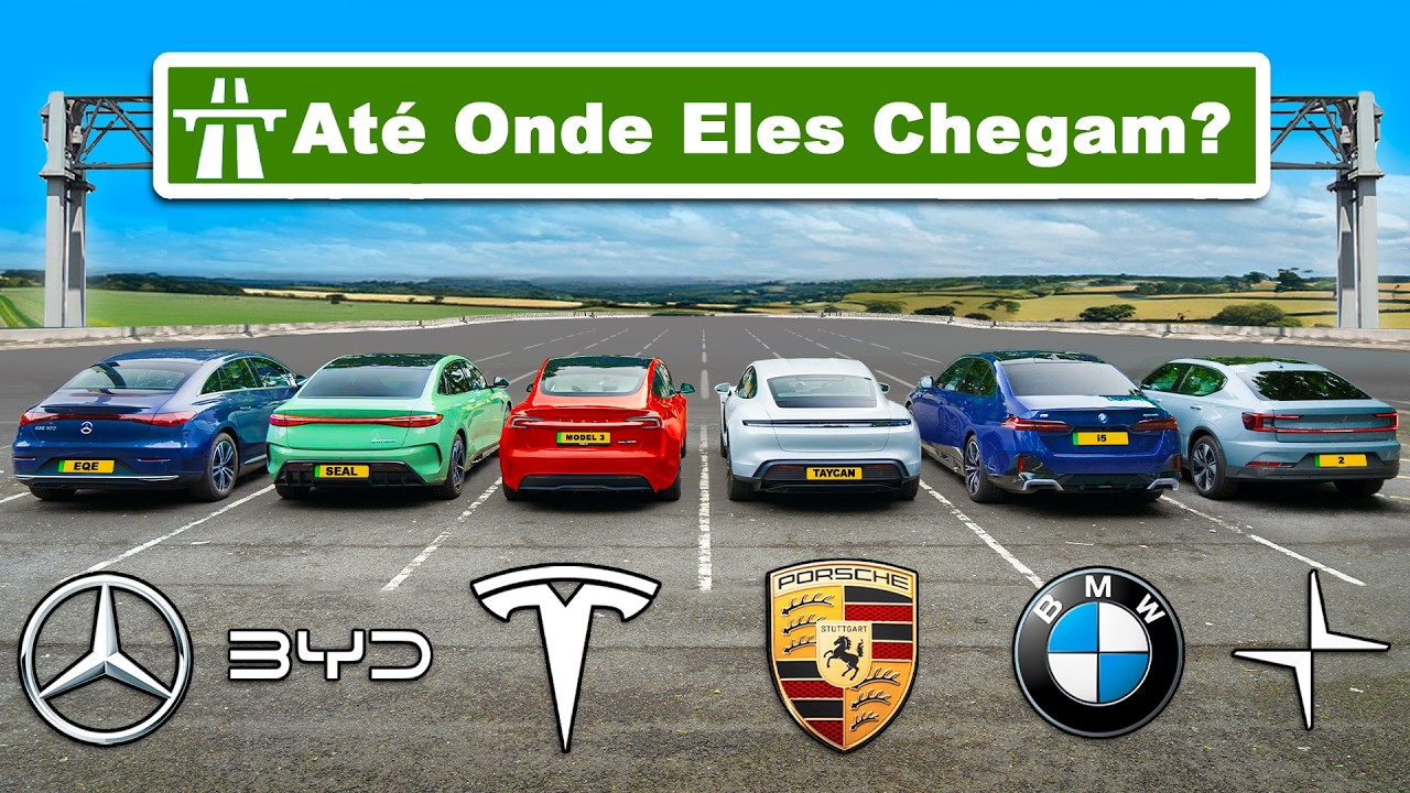Dirigi esses NOVOS carros el&eacute;tricos at&eacute; morrerem!