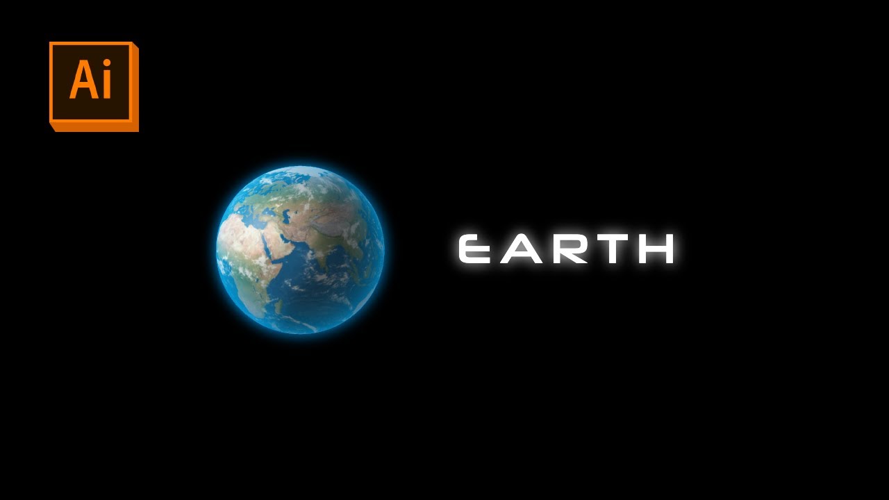 HOW TO MAKE 3D EARTH IN | ADOBE ILLUSTRATOR |