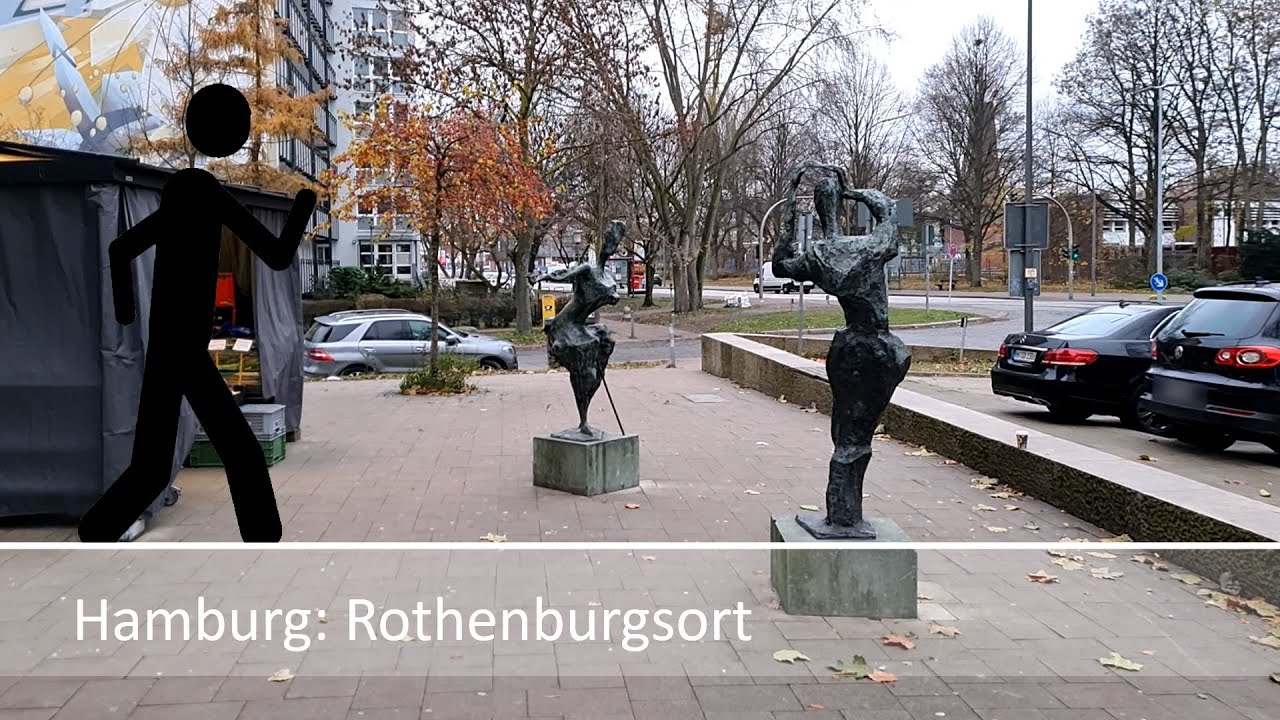 Der Geher in Hamburg: Rothenburgsort