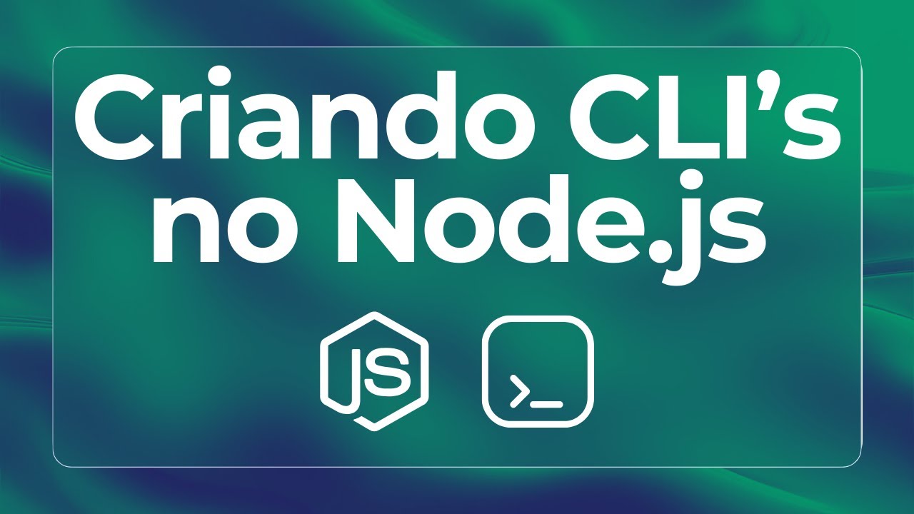 a MELHOR lib para criar CLI em NODE.JS