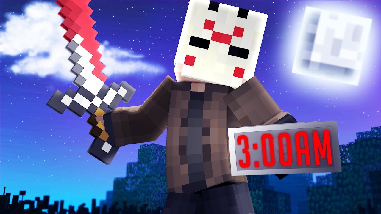 Minecraft Friday The 13th - KILL JASON AT 3AM! | Minecraft Scary Roleplay