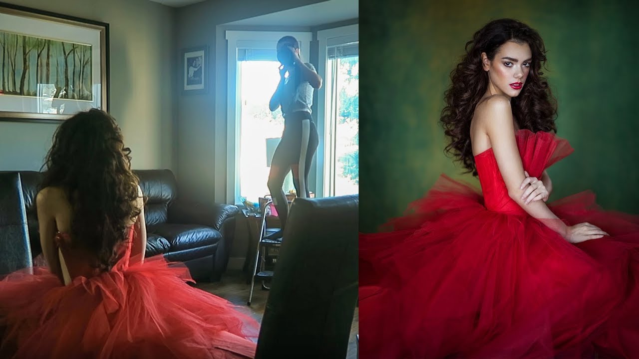 Shooting with Window Light in a Small Home Studio, Behind The Scenes
