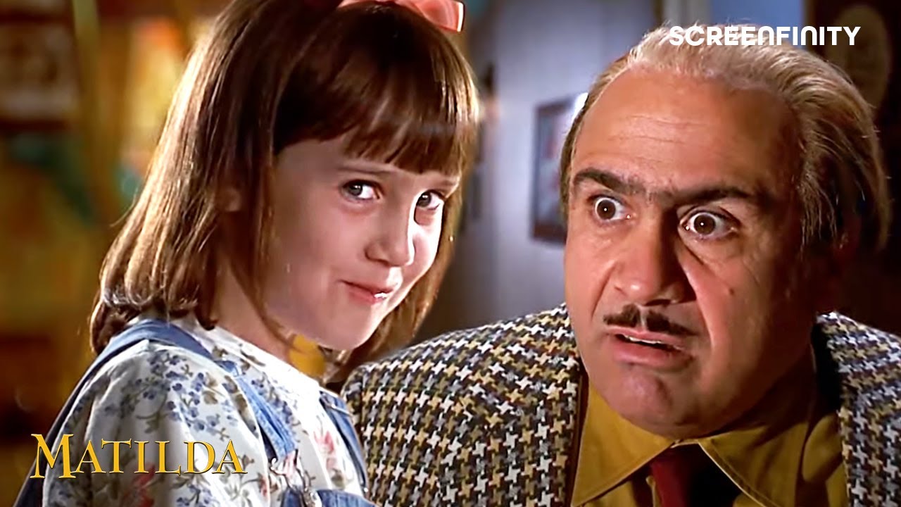 Matilda's first prank: blonde hair (ft. Danny DeVito) | Matilda (1996) | Screenfinity
