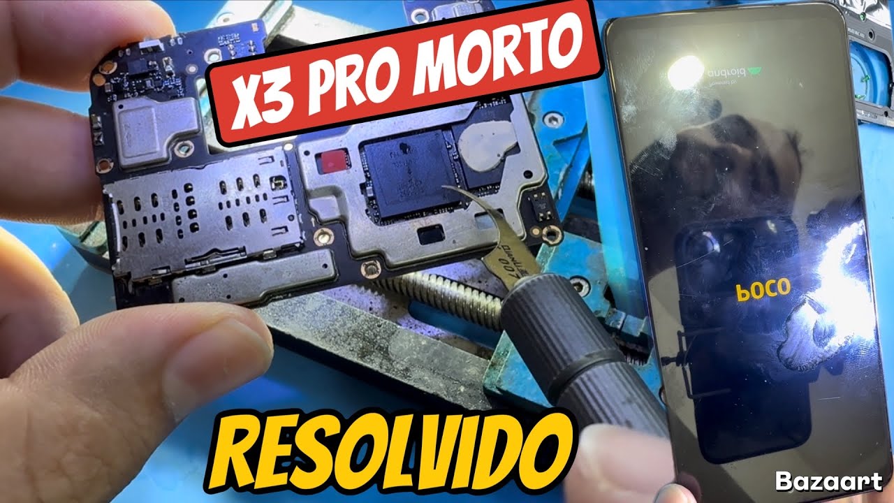 Xiaomi Poco x3 pro não liga - fizeram cpu e esqueceram de analisar o mais simples | Resolvido