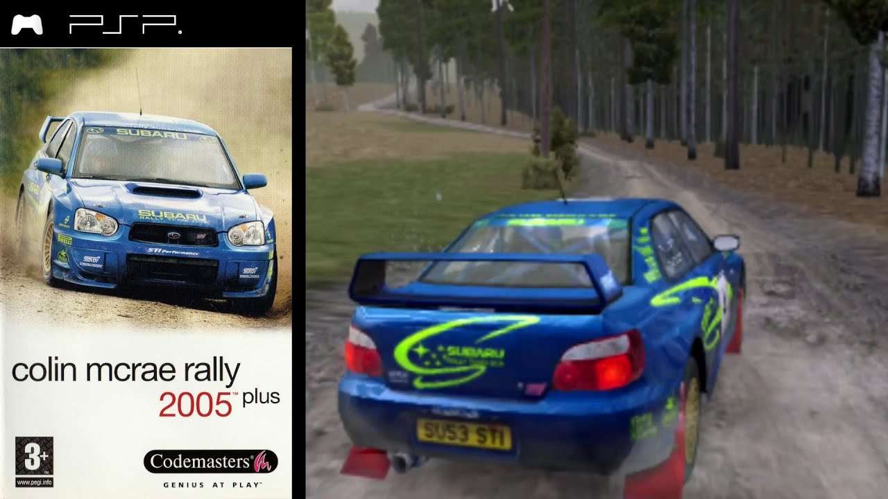 Colin McRae Rally 2005 Plus ... (PSP) Gameplay Peek
