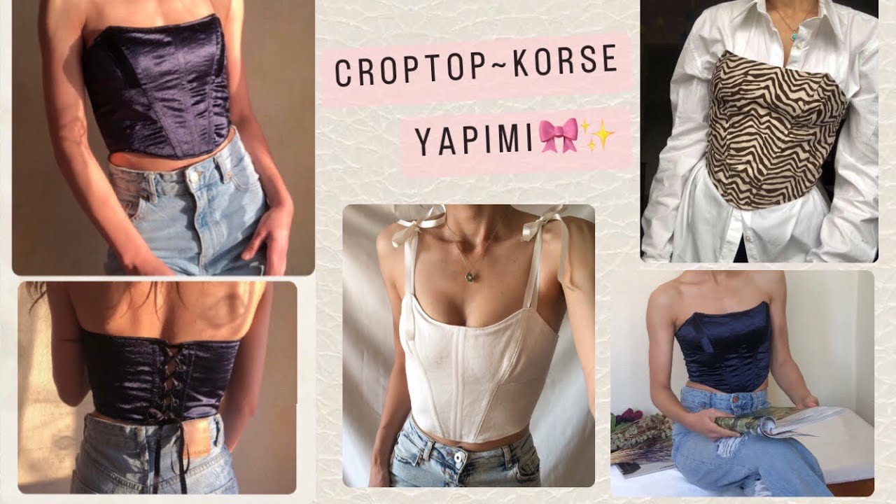 DIY corset top / korse büstiyer dikimi
