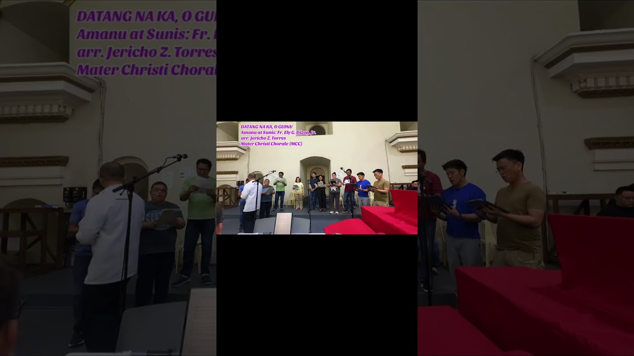 Datang Na Ka, O Guinu | Fr. Eloy Dizon arr. Jericho Torres 