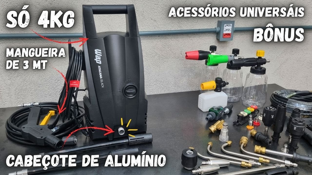 A Melhor das Mais Baratas?! Lavadora de Press&atilde;o WAP Atacama Black - Ser&aacute; Que &Eacute; Boa Mesmo? | LPC