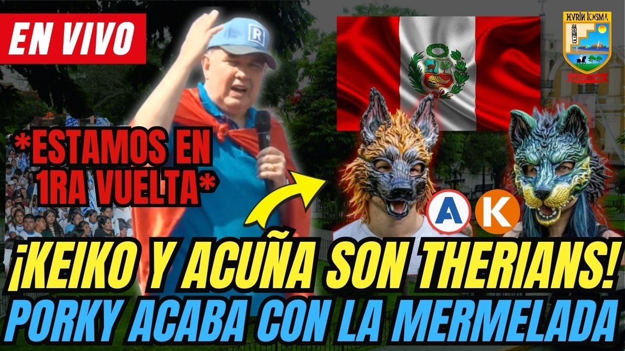 💥 ¡PORKY LANZA ANUNCIO IMPORTANTE! | Rafael López Aliaga Mitín Político en Lurín