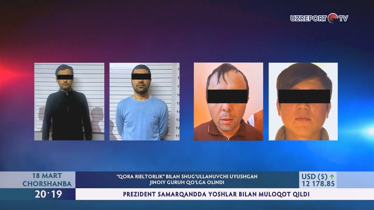 “Qora rieltorlik“ bilan shugʻullanuvchi uyushgan jinoiy guruh qoʻlga olindi