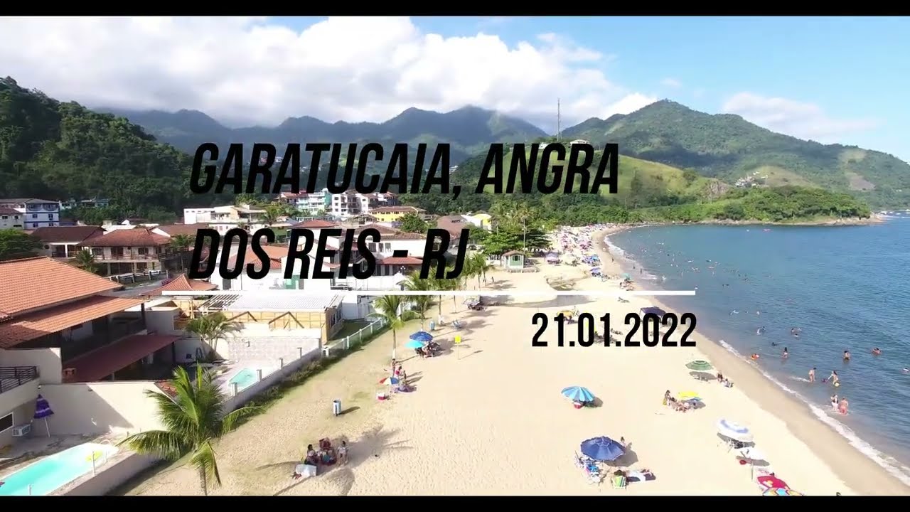 VOANDO COM DRONE  NA PRAIA DE GARATUCAIA, ANGRA DOS REIS - RJ