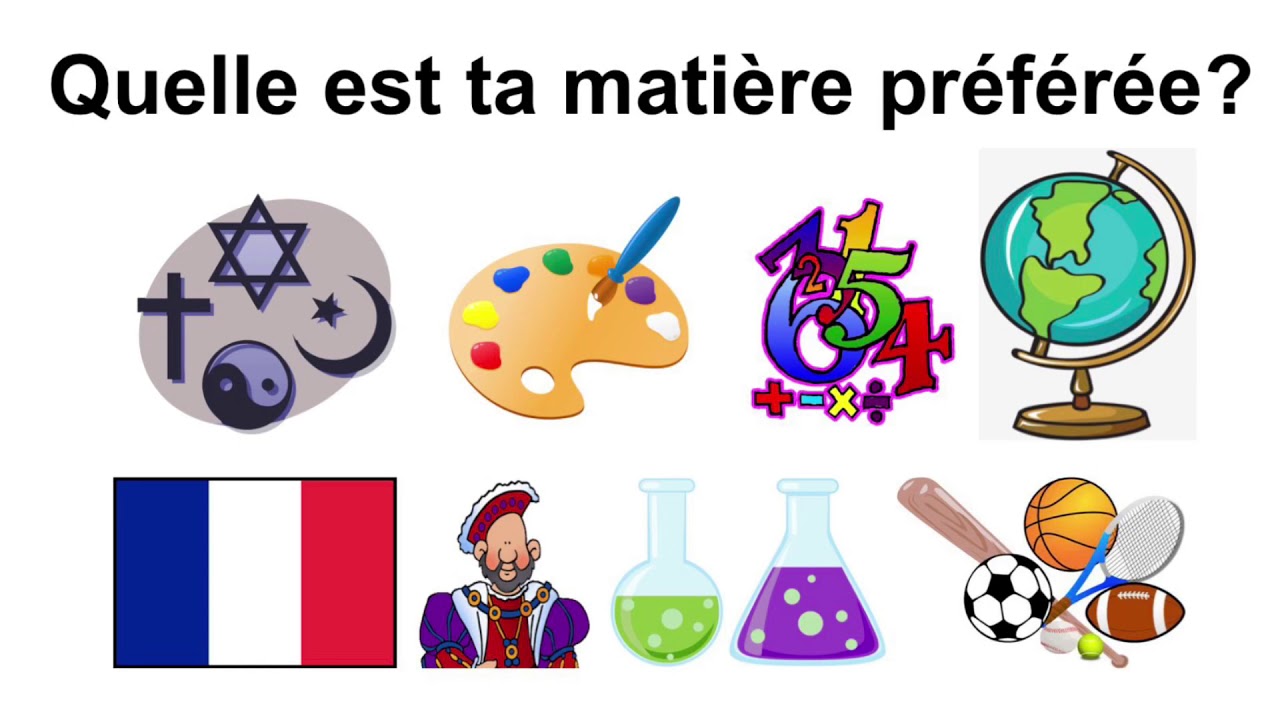 Les mati&egrave;res #2