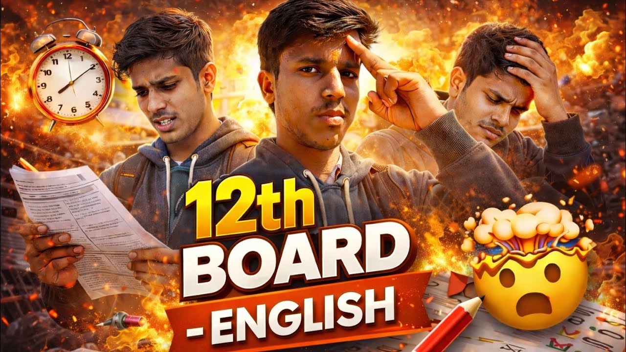 Second Day Of 12th Board Exam (English)😟🧐 @souravjvlogs @LitFleet 