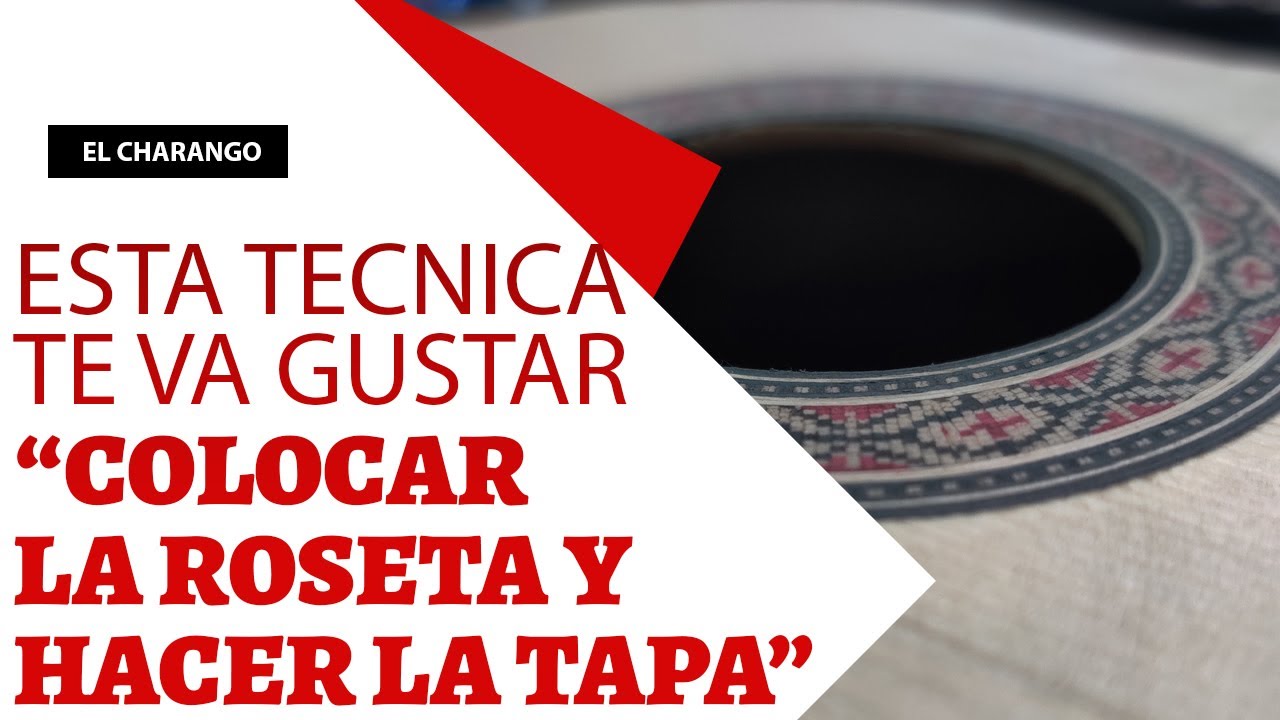 ESTA TECNICA TE FACILITARA HACER LA TAPA Y COLOCAR LA ROSETA