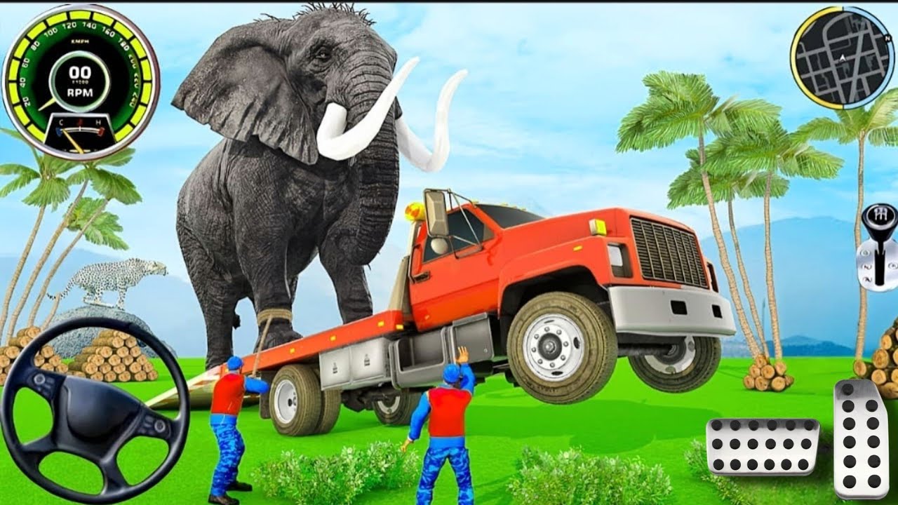 🚛 Animal Cargo Truck Driving Game 3D - Animal Transport Cargo Truck 2024 - Android Gameplay