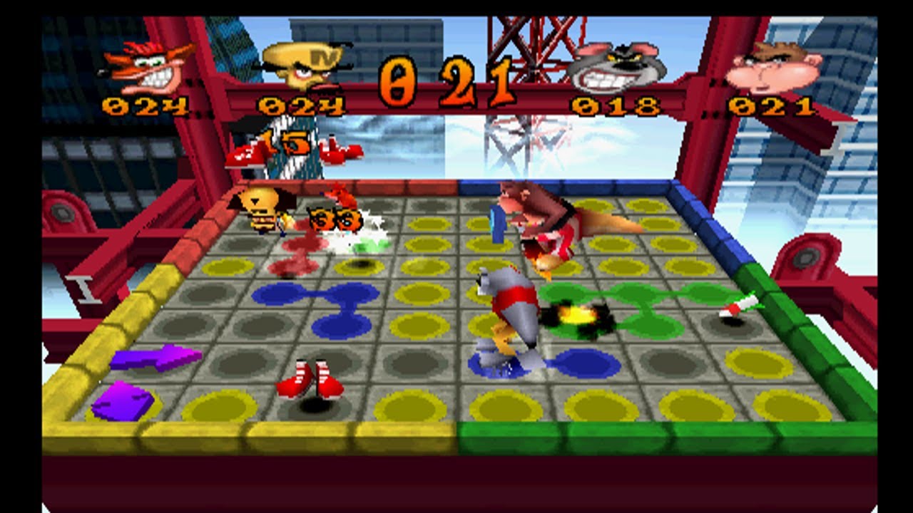 Crash Bash: Adventure Part 18: Pogo-A-Gogo (Gem & Crystal)