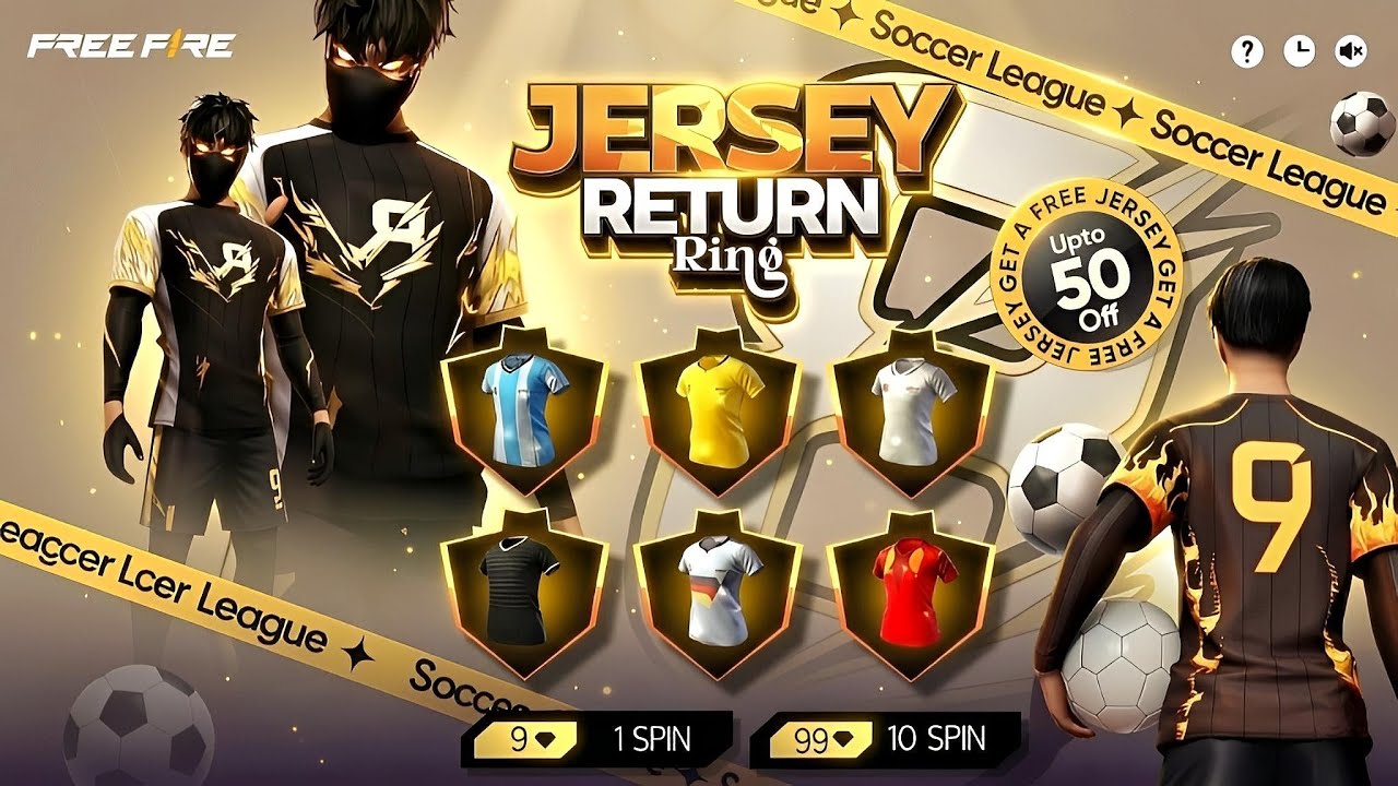 Free Fire Jersey Event 😱 Football Event + Eclipse Event Full Details | New Rewards & Date FF