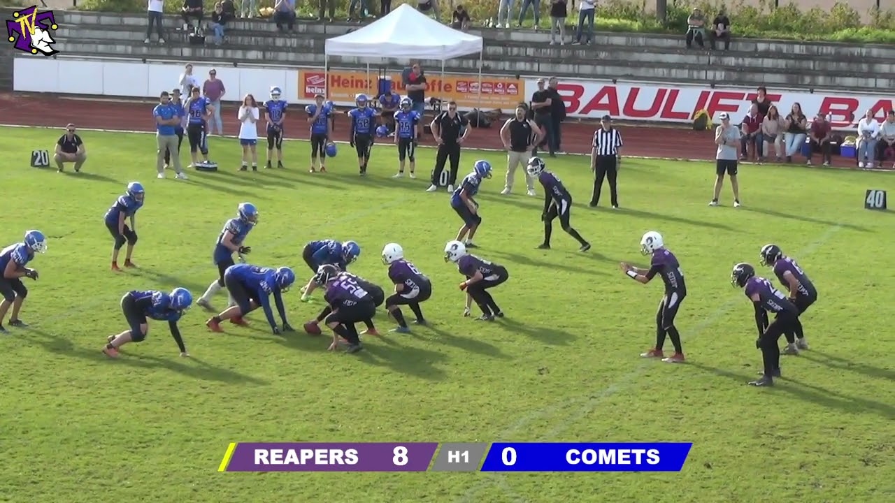 2022 REAPERS vs Allgäu Comets | alle Plays | American Football | U16 Bayern Playoff Spiel um Platz 3