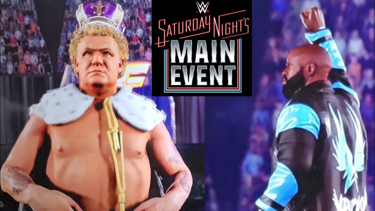 SATURDAY NIGHT'S MAIN EVENT. APOLLO CREWS MEETS KING HARLEY RACE. SOMEONE GOT KO'D!