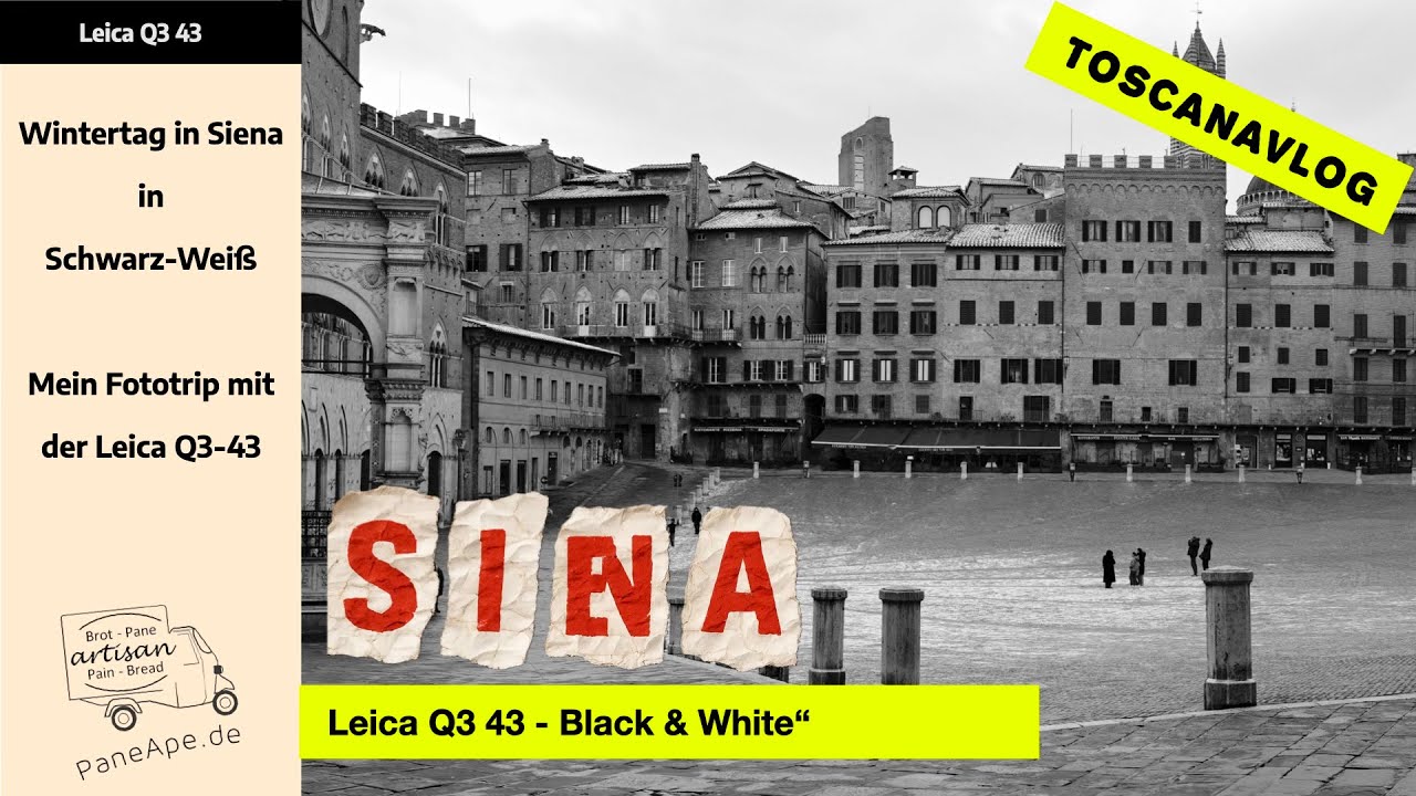 Wintertag in Siena mit der Leica Q343 in Black-White
