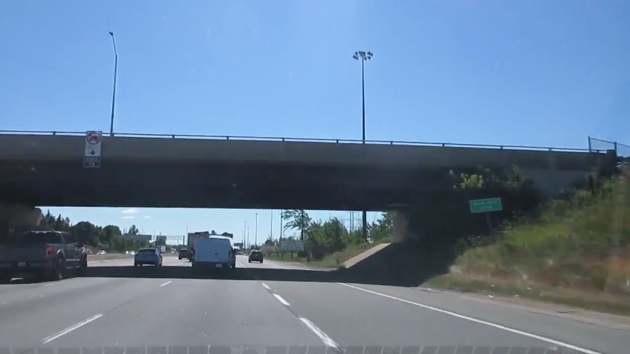 Highway 403 West, Mississauga, Ontario, Canada.