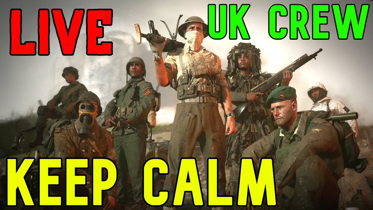 Call of Duty WWII with the UK crew