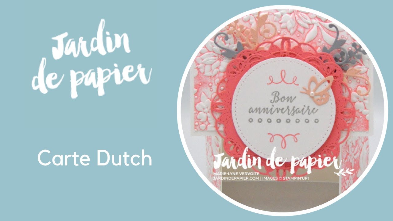 Carte Dutch Stampin'UP!