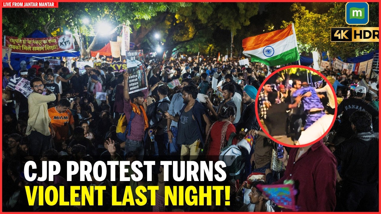 CJP PROTEST JANTAR MANTAR LIVE: Opposition Marches To Pm Residence As Protest Intensifies | Breaking