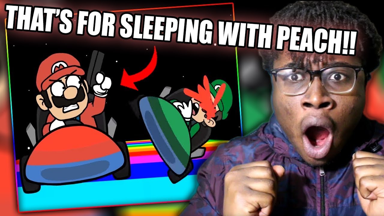 MARIO GETS REVENGE ON LUIGI! | SmashBits Animations: If MARIO KART was a Reality TV Show 2 Reaction!
