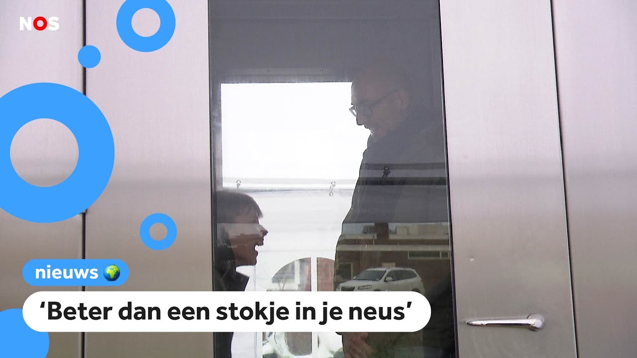 Testen op corona? Even schreeuwen in dit hok!