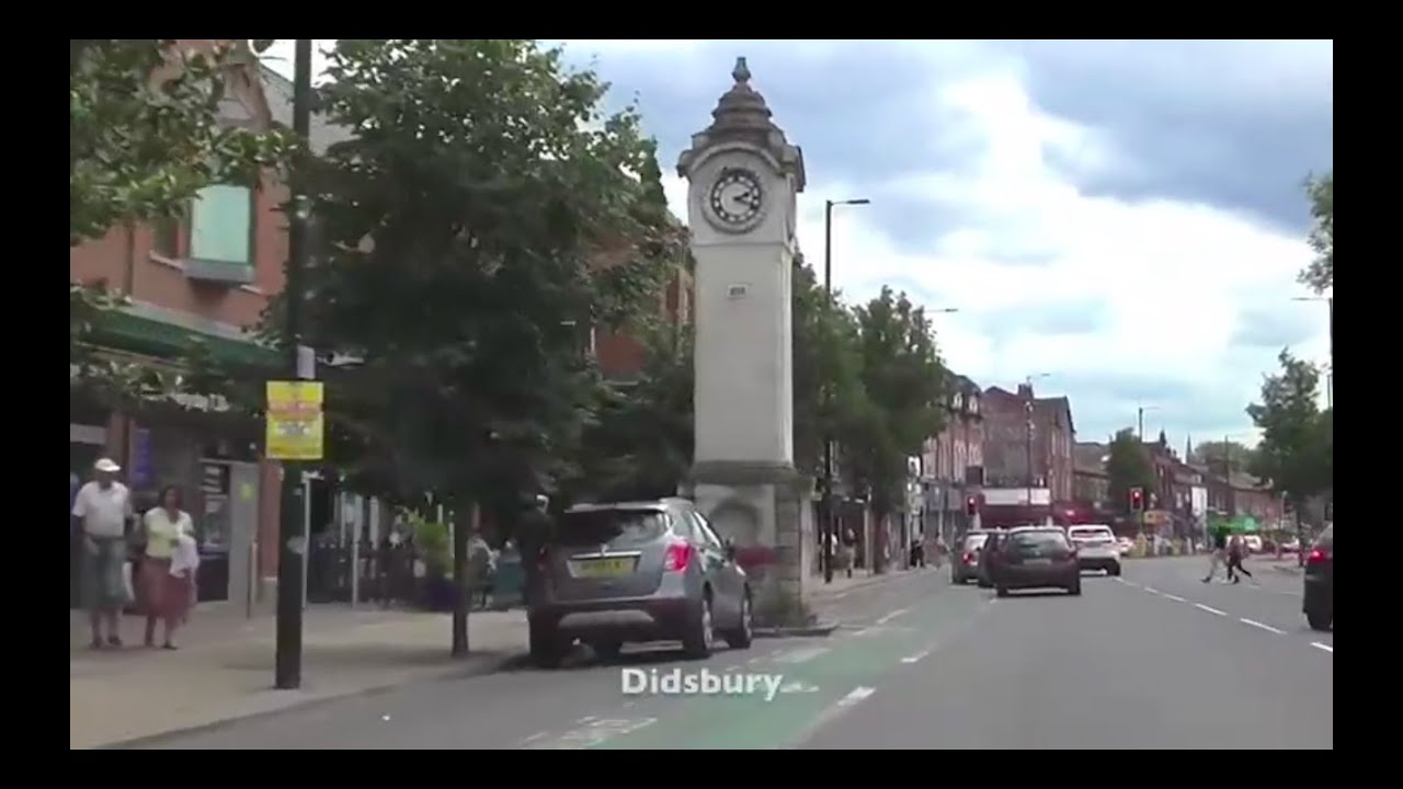WILMSLOW ROAD (Manchester) on a Saturday afternoon.