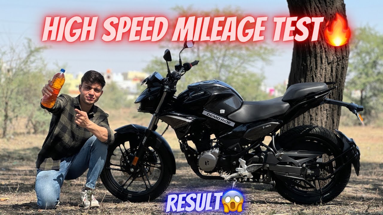 New 2024 Xtreme 125R High Speed Mileage test | Hero Xtreme 125 1L Mileage |