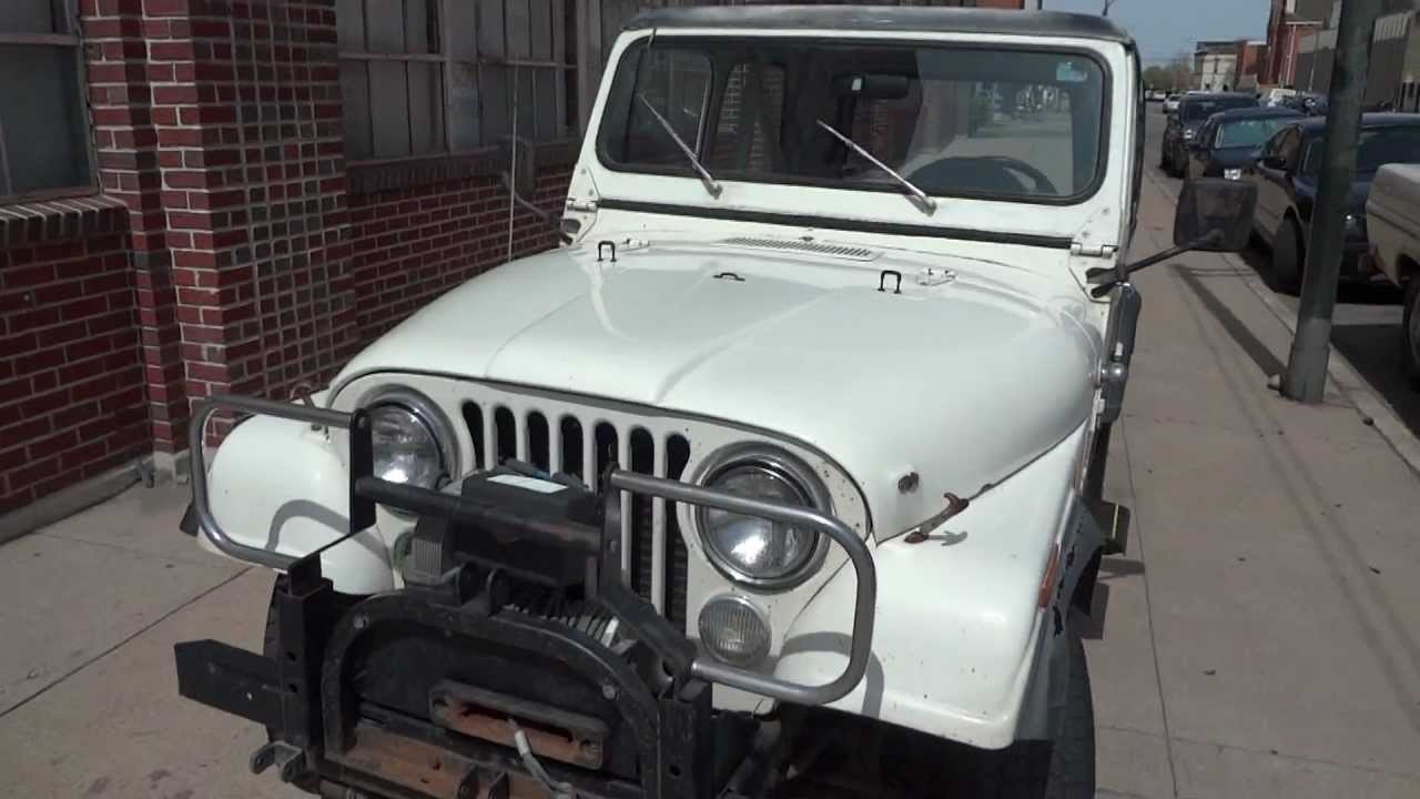 BARN FIND!!  RARE!  1979 AMC Jeep CJ-7 V8, Quadra-Trac, A/C, All Original Condition for sale!