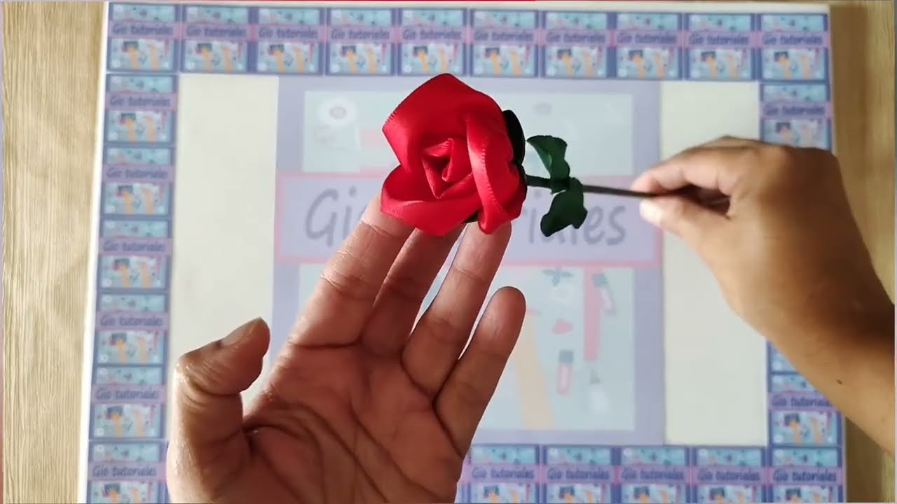 Rosita Eterna de Listòn Paso a Paso #diy #tutorial #manualidades