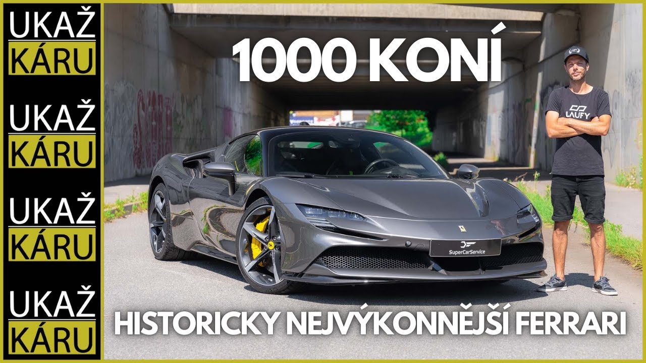 4K | URYCHLOVAČ ČÁSTIC | NEJVÝKONNĚJŠÍ FERRARI HISTORIE | SF 90 | 1000 KONÍ!!!