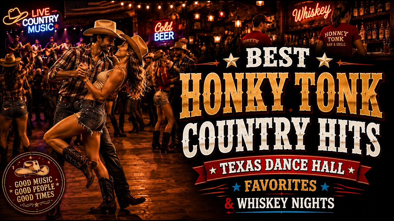 🤠 Ultimate Honky Tonk Country Hits | Texas Nights & American Pride 🇺🇸