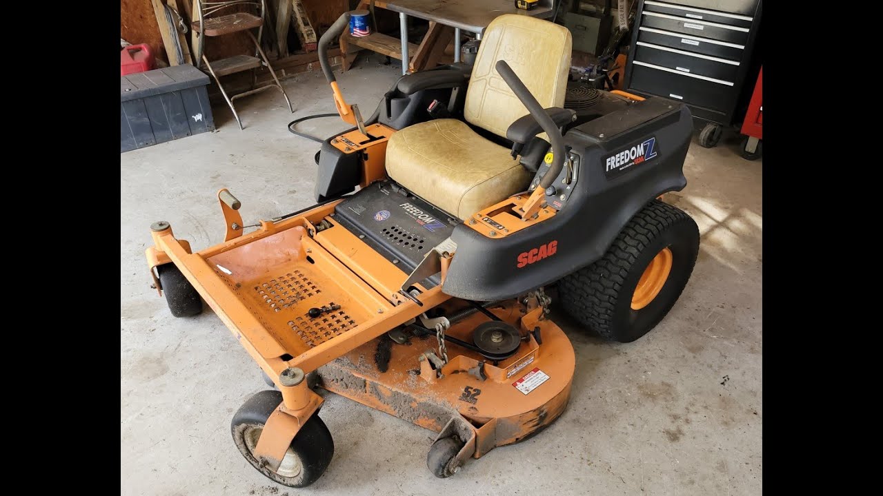 Scagg Freedom Z mower belt replacement