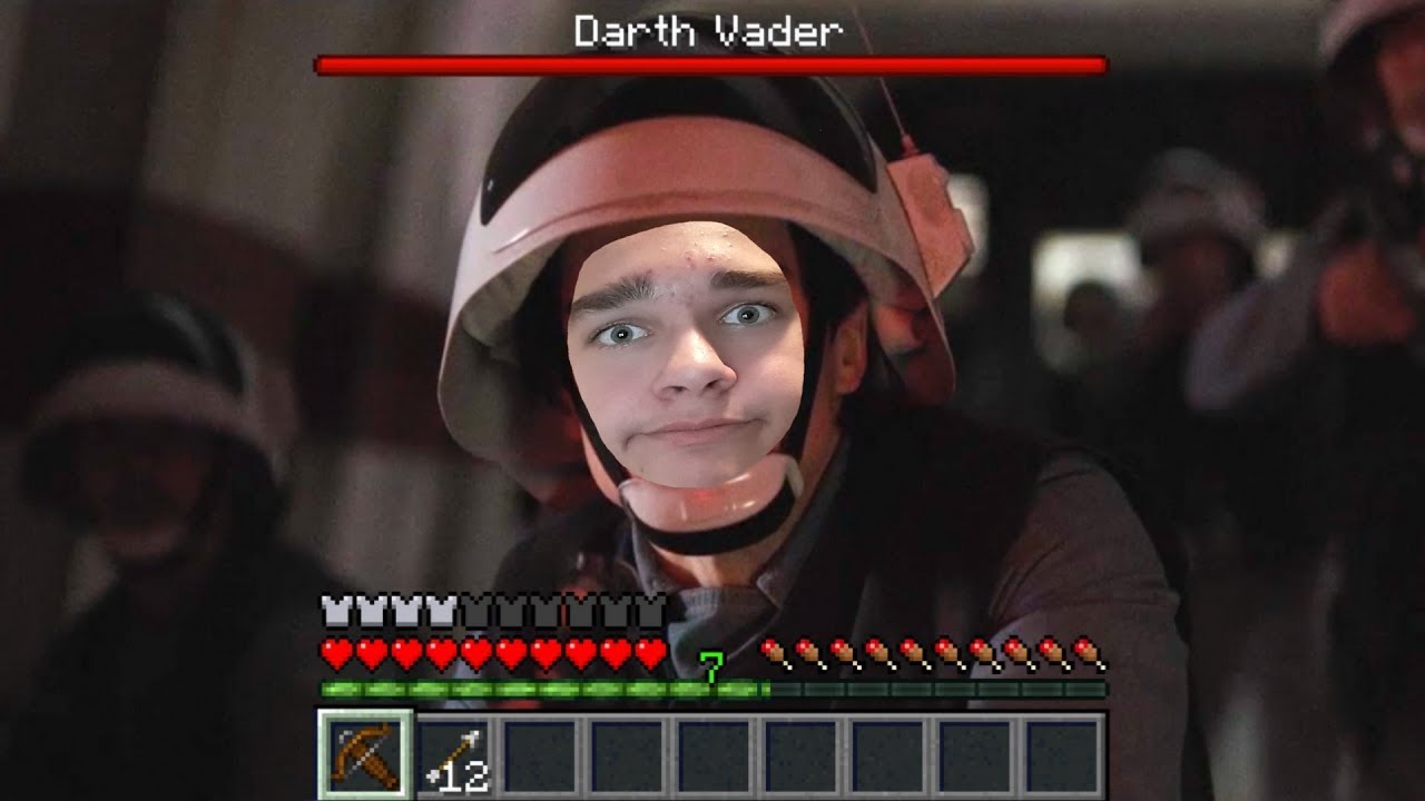 Reacting To Darth Vader Hallway Scene but it's Minecraft