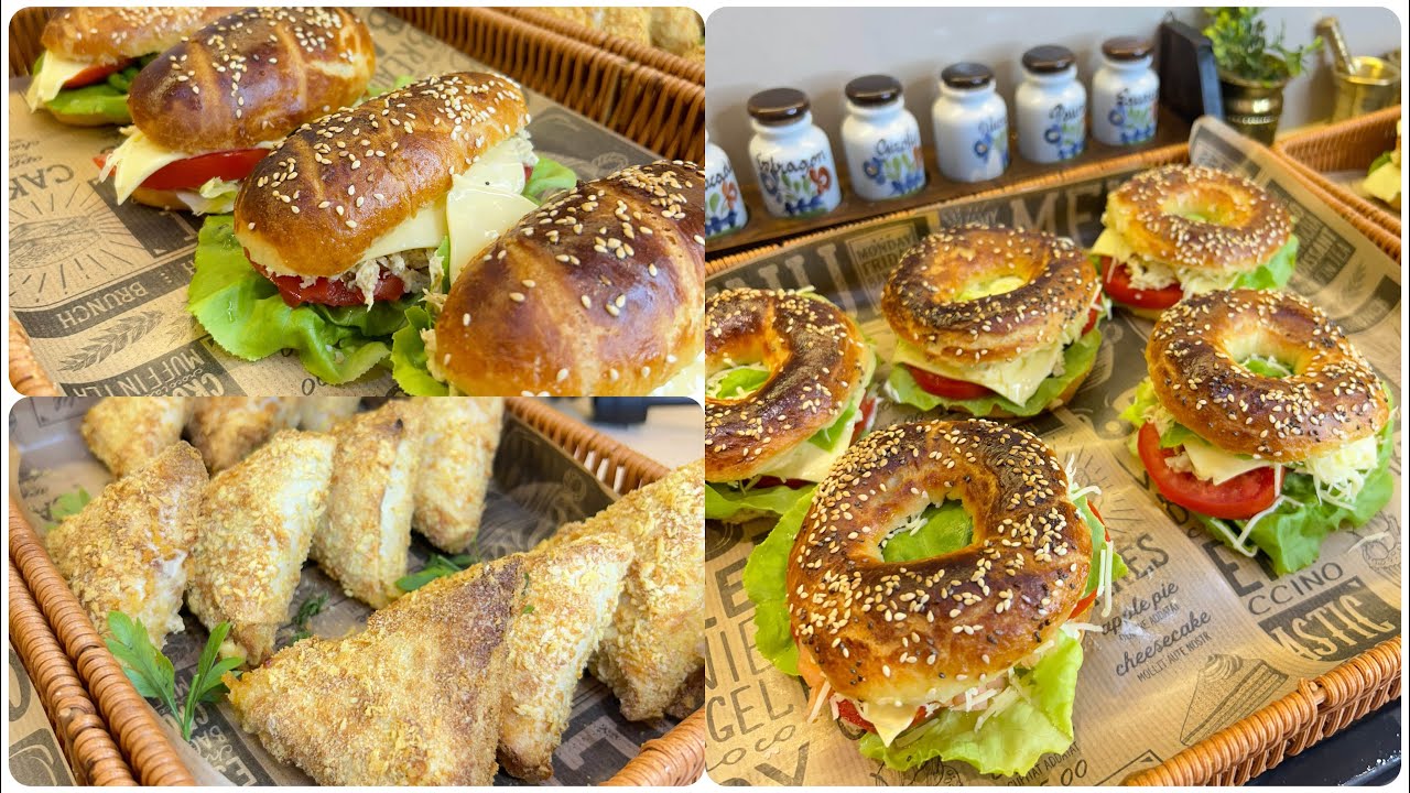 Recette pain bagel et petits pains salés