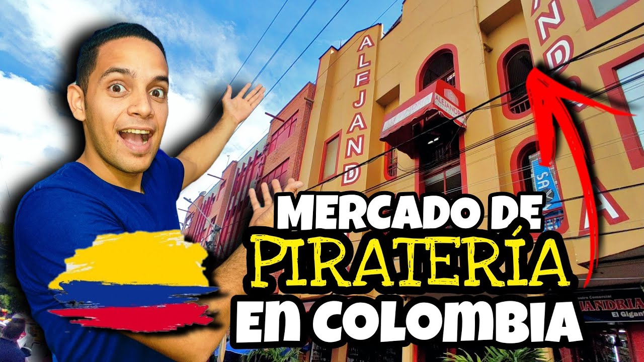 Explorando El Mercado De PIRATERÍA MAS GRANDE de Colombia 🇨🇴😱