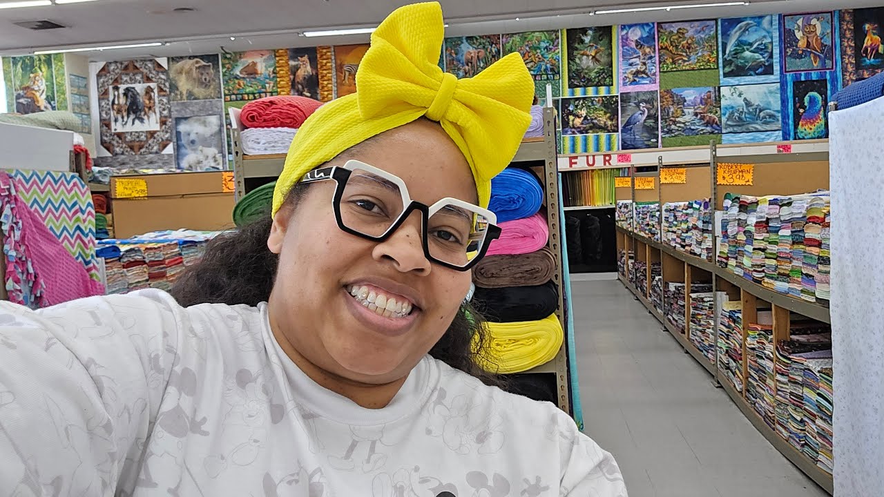 Hang with me at M&L Fabrics for a Fabric Pull