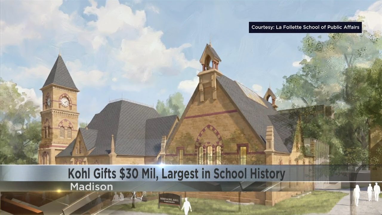 Herb Kohl Philanthropies announced a $30 million pledge to UW&rsquo;s Music Hall