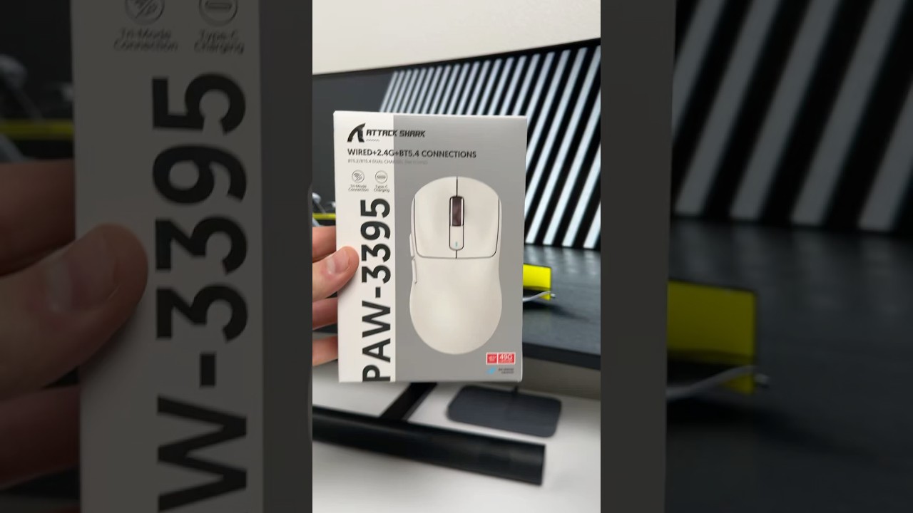 Бюджетная мышка - X3-Mouse ATTACK SHARK #unboxing