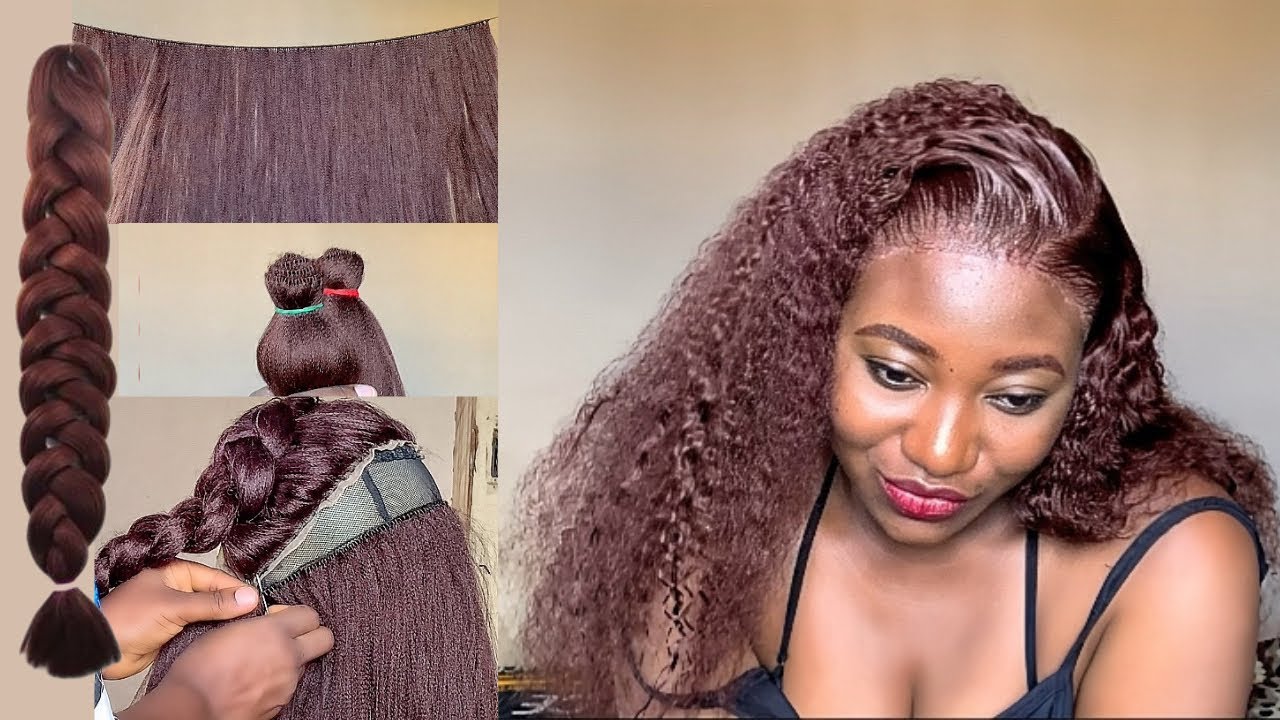It's Braiding Hair 😱. How to Make an Attachment Braiding Hair Wig like a Pro as a Beginner.