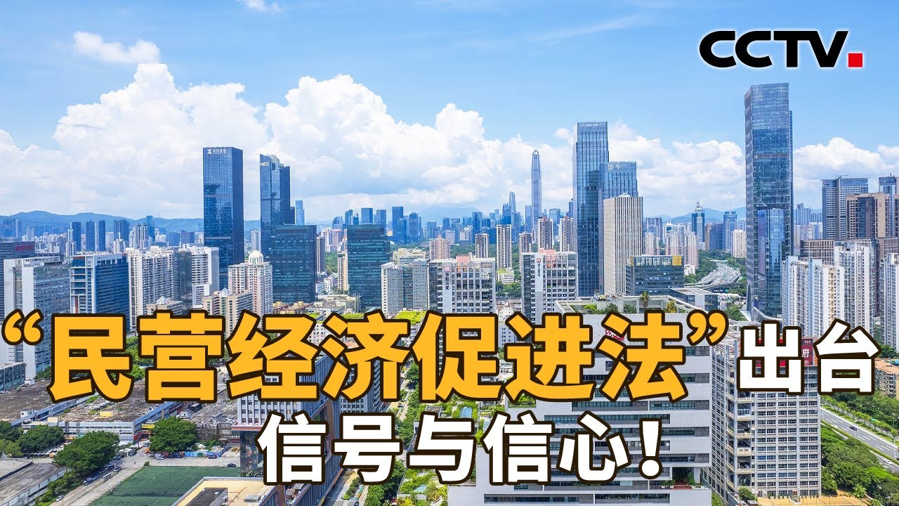 中国首部！“民营经济促进法”重磅出台，第一次明确了民营经济的法律地位，传递何种信号？| CCTV「新闻1+1」20250430