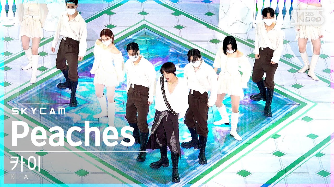 [항공캠4K] 카이 'Peaches' (KAI Sky Cam)│@SBS Inkigayo_2021.12.05.