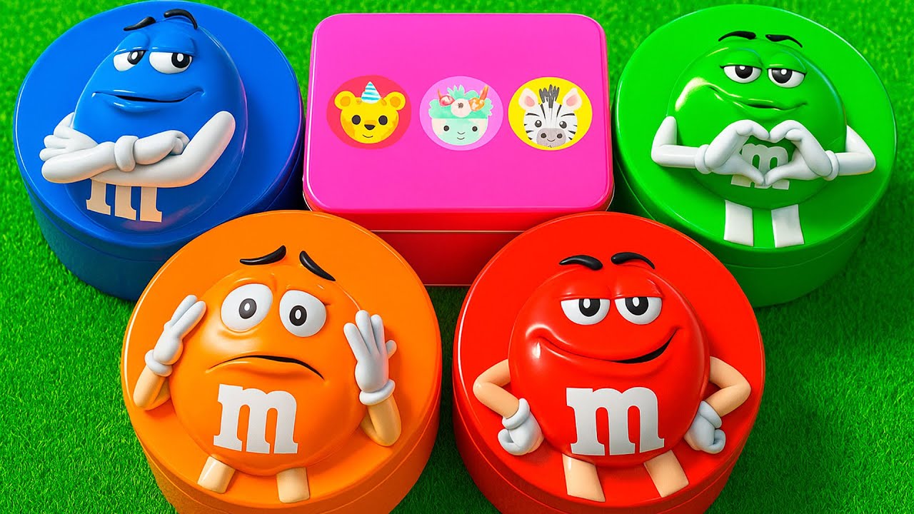 13 Minutes Satisfying with Unpacking Yummy Paw Patrol and Delicious M&M'S Candy From Funny Tins ASMR