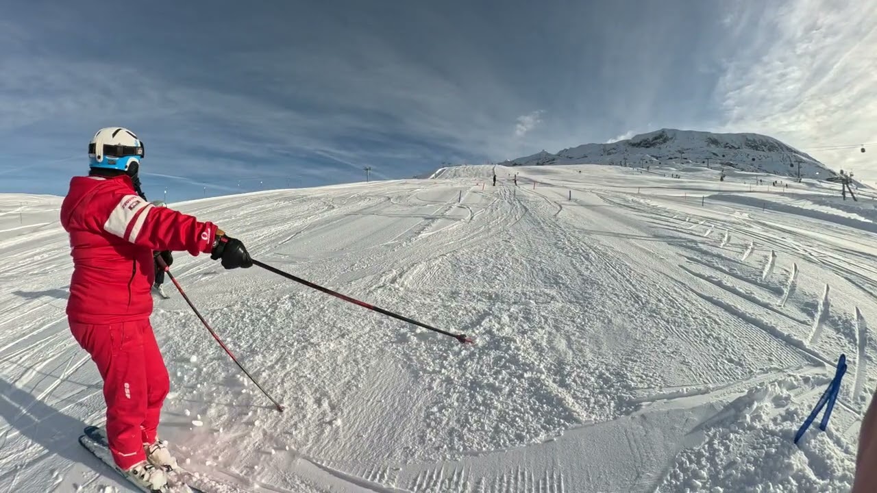Alyssa et Elena test ski  Alpe d'Huez 13 fevrier 2026
