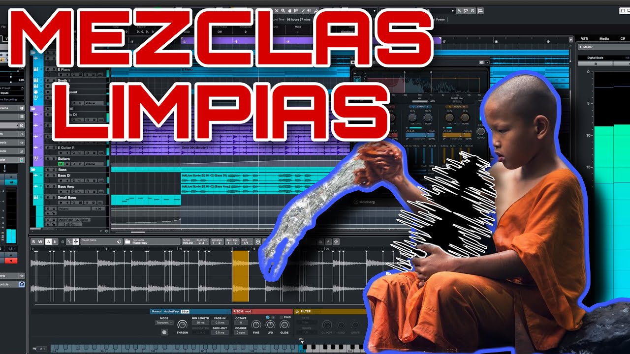 🟢 MEZCLAS MÁS LIMPIAS 5 Puntos CLAVE PRODUCCIÓN MUSICAL SONIDO