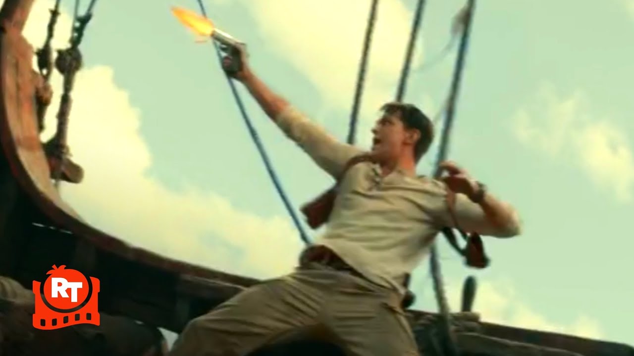 Uncharted (2022) - The Helicopter Fight Scene | Movieclips